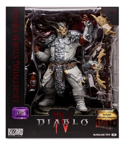 Mcfarlane Estatua Diablo Iv Druida Lightning Storm Epic Pro
