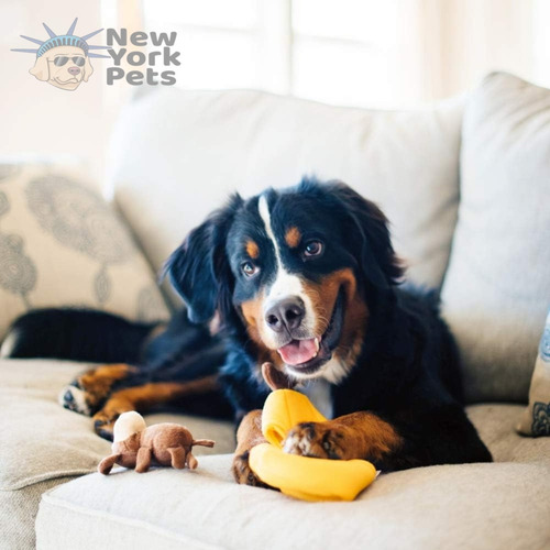 Brinquedo Pelúcia Zippypaws Burrow Banana E Macaco Para Cães