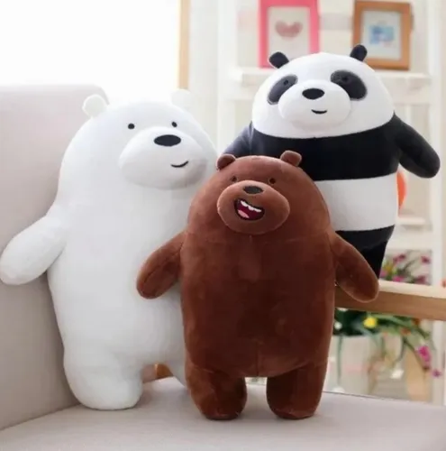 Osos Escandalosos De Peluche Panda Pardo Y Polar 20 Cm Env o gratis