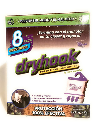 Dryhook Deshumidificador Para Armarios 8