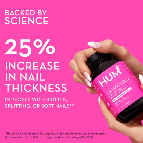 Suplemento Hum Killer Nails Biotina Para Cabelo E Unhas 500