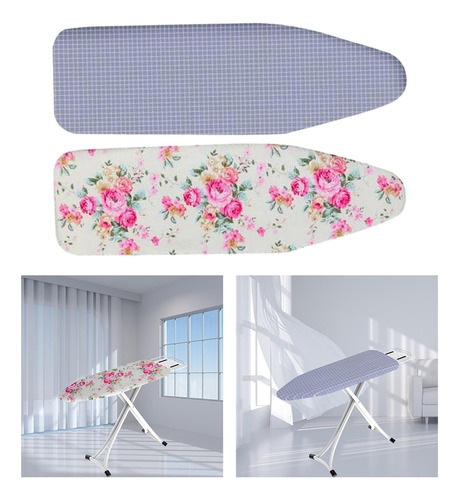 Tabla De Planchar Elástica De 2 Piezas, Funda Acolchada,