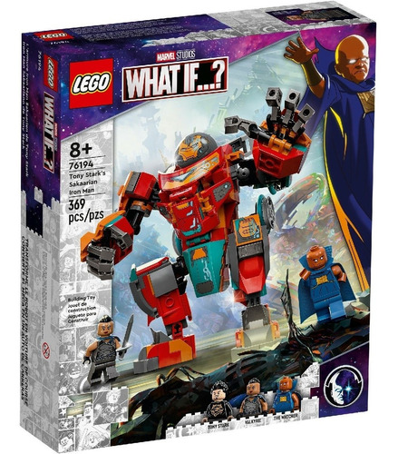 Brinquedo Homem De Ferro Sakaarian Tony Stark Marvel Lego Quantidade de peças 369