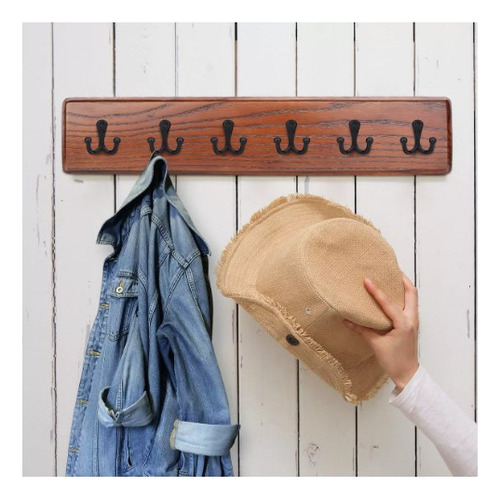 10pc Ganchos Resistentes Para Abrigos Vintage Dobles Percher