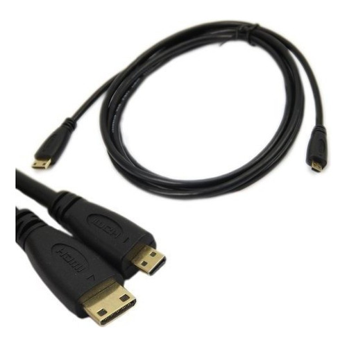 Bonayuanda Micro Hdmi Macho A Mini Hdmi Macho Conector Adapt