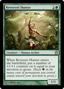 Cartas Magic: Reverent Hunter Nmint Theros!!