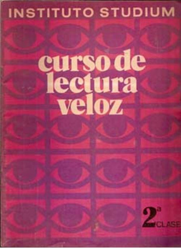 Curso De Lectura Veloz Instituto Studium (x 1 Fascículo)