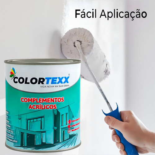 Tinta Esmalte Standard Base Água Colortexx Fosco 900ml Cor Branco