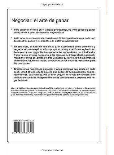 Negociar El Arte De Ganar - Mills, Harry A., De Mills, Harry. Editorial De Vecchi Ediciones En Español