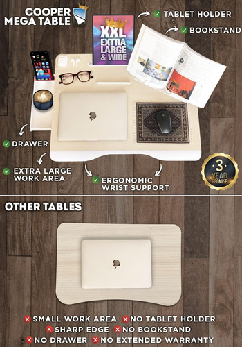 Cooper Mega Table Xxl, Extragrande, De Alta Calidad, Ca...