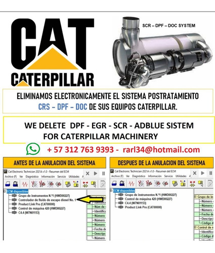 Eliminacion Urea Fpd Egr Caterpillar