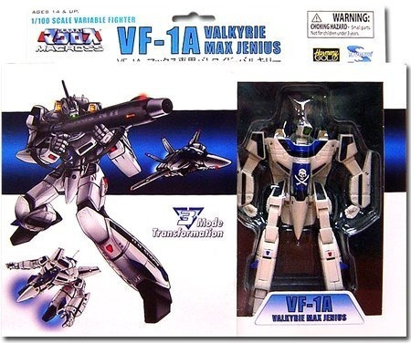 Robotech Macross 1/100 Toynami Vf-1a Valkyrie Max Jenius