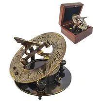 Comprar Brújula De Latón - Brújula De Reloj De Sol De Latón...