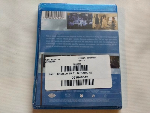 Blu Ray - El Cielo En Tu Mirada - Película Mane De La Parra