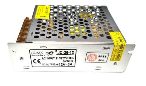 Fuente Conmutada 12v 3a Cdmx Electrónica