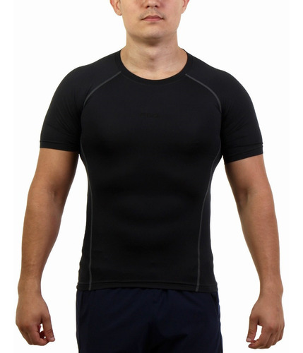 Remera De Hombre Fila Compress Skin Preto