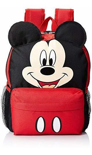Disney Mickey Mouse Smiley Face And Ears Kids 12  Backpack