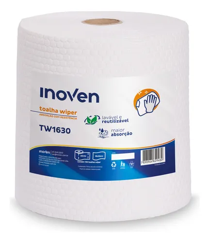 150 Toalhas Wiper Laváveis Reutilizáveis Limpeza Multiuso TW1630