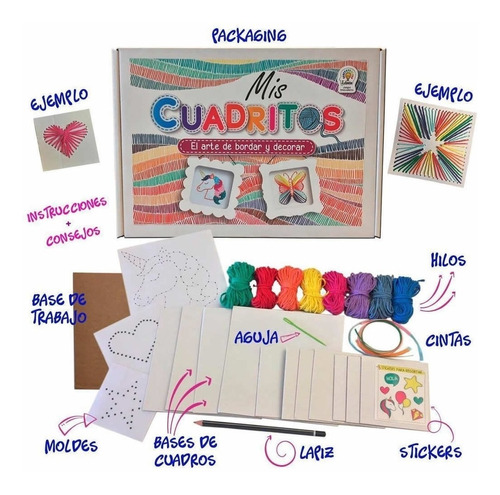 Kit De Arte Para Niños - Mis Cuadritos - Tienda Mis Juguetes