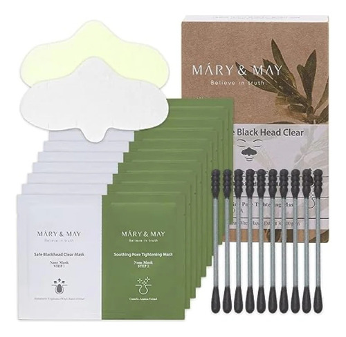 Máry & May Daily Safe Black Head Clear Nose Mask