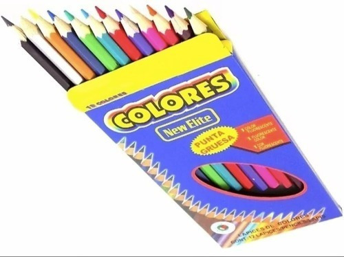 3 Paquetes De 12 Colores New Elite O Simi Calidad Premium