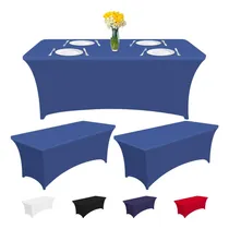 Comprar Cxpsinc 3 Pack Cubradas De Mesa De Spandex Encendidos De 6 P