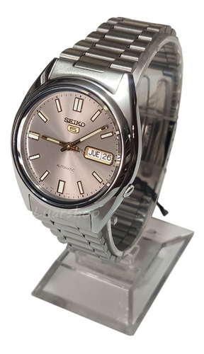 Relogio Seiko 5 Automatico Prata Masculino Original Caixa Nf