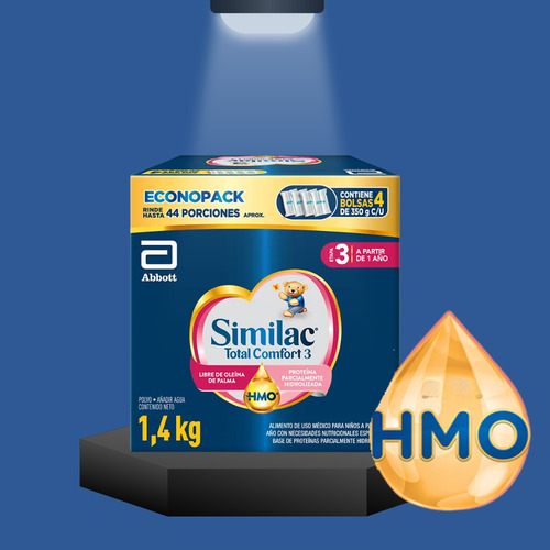 Similac Total Comfort 3 Abbott - 4 Sobres De 350g +12 Meses