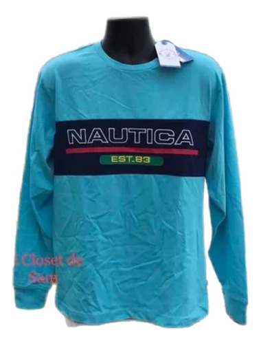 Nautica Sudadera Estilo Blue Sail Vintage Fit V01510-4ba