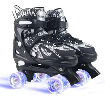 Comprar Patines Para Niñas Ajustables Con Ruedas De Luces, Tallas 4-