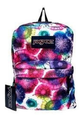 Mochila Jansport Superbreak Multi Colors Fucsia 25l Original