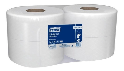 Papel Higienico Jumbo 4 Rollos × 500 Metros Tork Hi70015