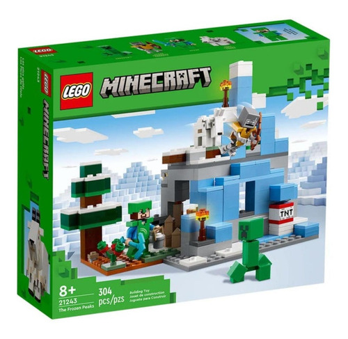 Lego Minecraft Montañas De Hielo + Envío