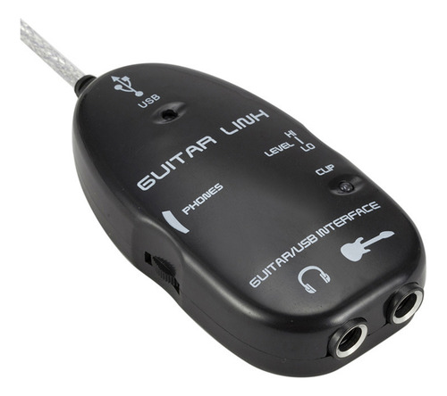 / Adaptador De Interfaz De Guitarra A Usb Para Grabación En