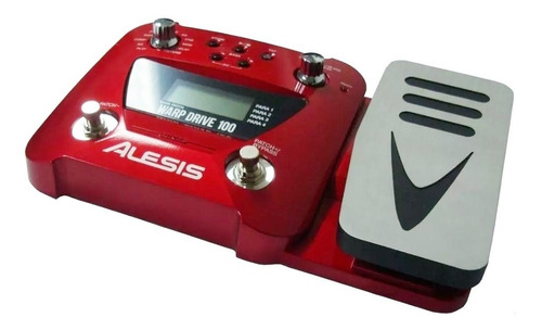 Pedalera Efectos Guitarra Eléctrica Alesis Warp Drive 100