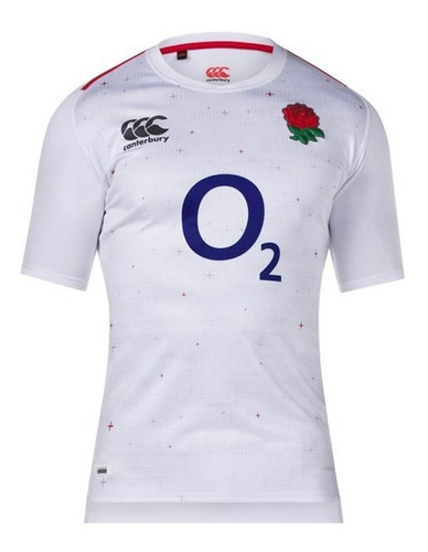Camiseta Rugby Canterbury Inglaterra Vapodri Pro Home Oficial