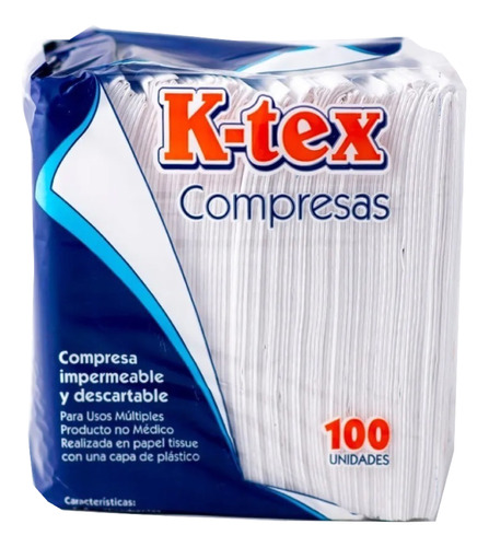 Compresas Descartables Odontológicas K-tex (500 Unidades)