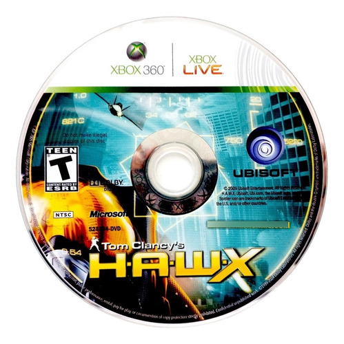 Tom Clancy's Hawx Xbox 360 (solo Disco) (Reacondicionado)