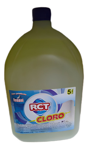 Cloro Concentrado Rommel 5 Litro Mata Virus Y Bacterias