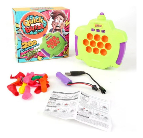 Pop It Globo Sensorial Boom Consola De Juego Moda Niños