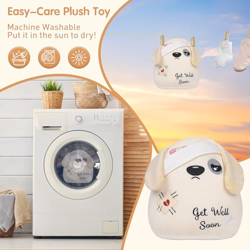 Peluche De Perro Recupérate Pronto : Lindo Cachorro Suave C