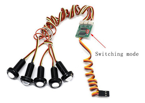 Kit De Luz Rc Con Faros De 10 Modos Traxxas Slash 1/10