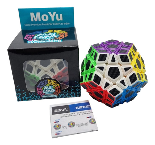 Cubo Rubik Megaminx Magic Cube Fibra Carbono