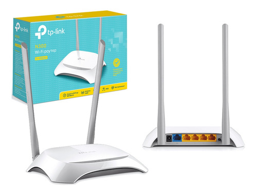 Router Wireless N Tp-link Tl-wr840n 300mbps 4 Lan 2 Antenas
