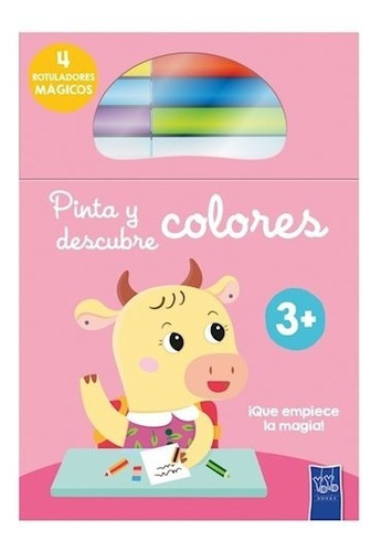 Libro Pinta Y Descubre Colores : Vaca 