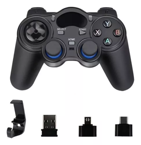 Controle Gamer Joystick Para Celular Pc Ps3 Android Gamepad Sem Fio Jogos  Fps Corrida