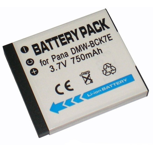 Bateria P/ Panasonic Dmw-bck7 Dmc-fs11 Fs14 Fh25 S3 S5 Sz7