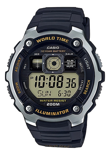 Reloj Casio Hombre Ae-2000w Colores Surtidos/relojesymas Correa Negro 9a