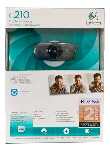 Cámara web Logitech C210 1.3 Mpx Videoconferencia Home Office