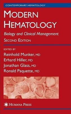 Libro Modern Hematology - Reinhold Munker